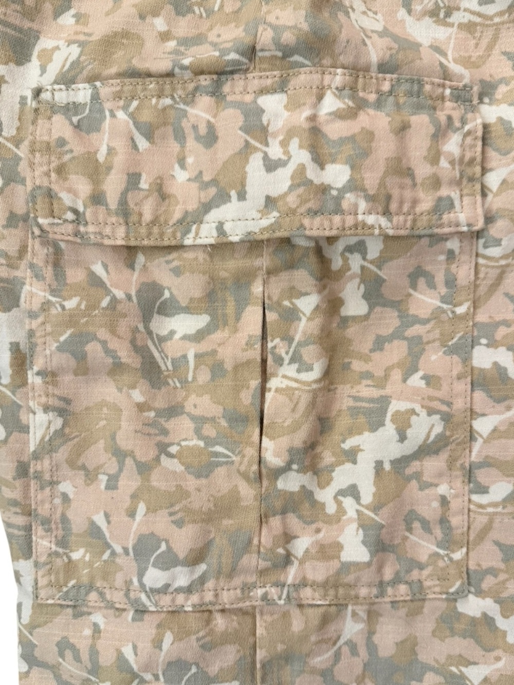 Cotton On Desert Camo Cargo Pants High Rise Utility Wide Straight Leg Tan Sage 8 - Picture 4 of 14